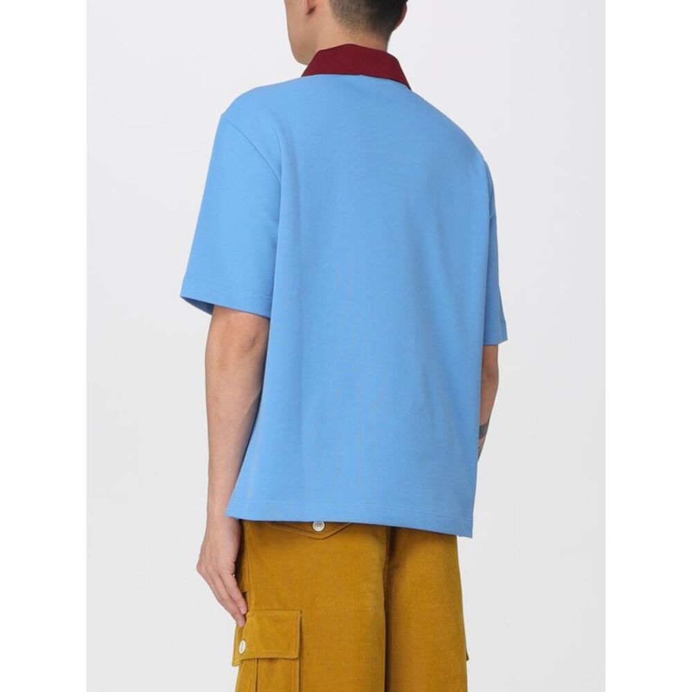 Marni Polo Shirt Men Blue - Picture 3 of 4